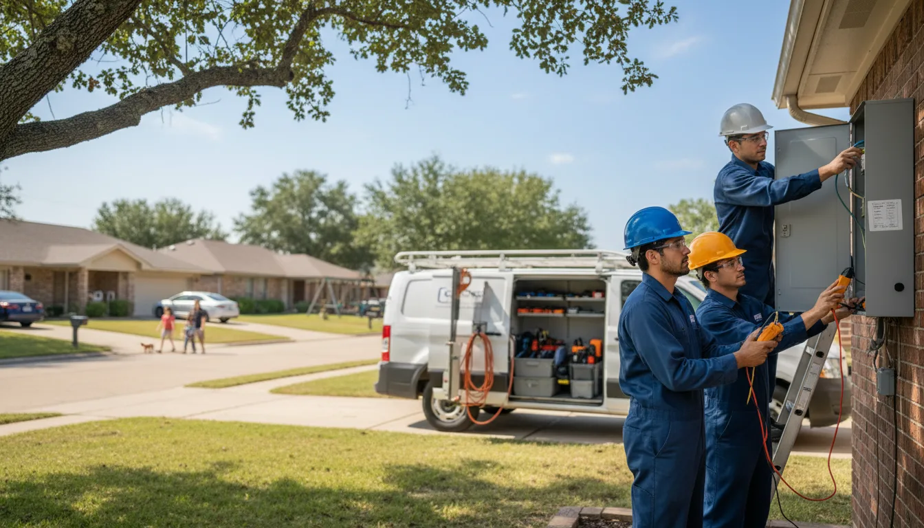Certified electrician providing emergency electrical services in Oxford, FL